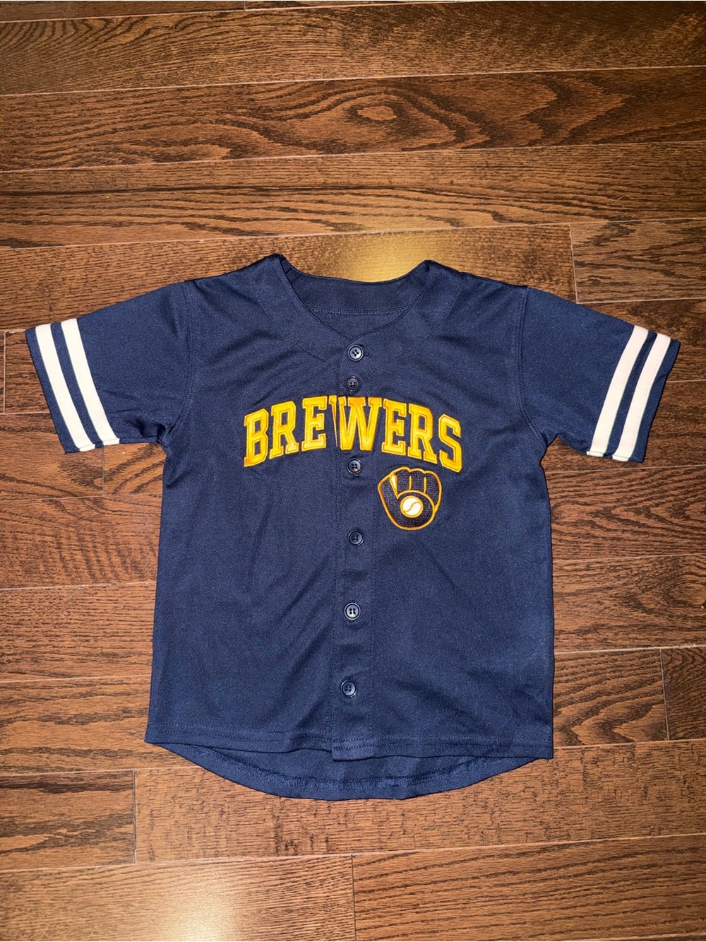 Brewers Kids Button-Up Jersey